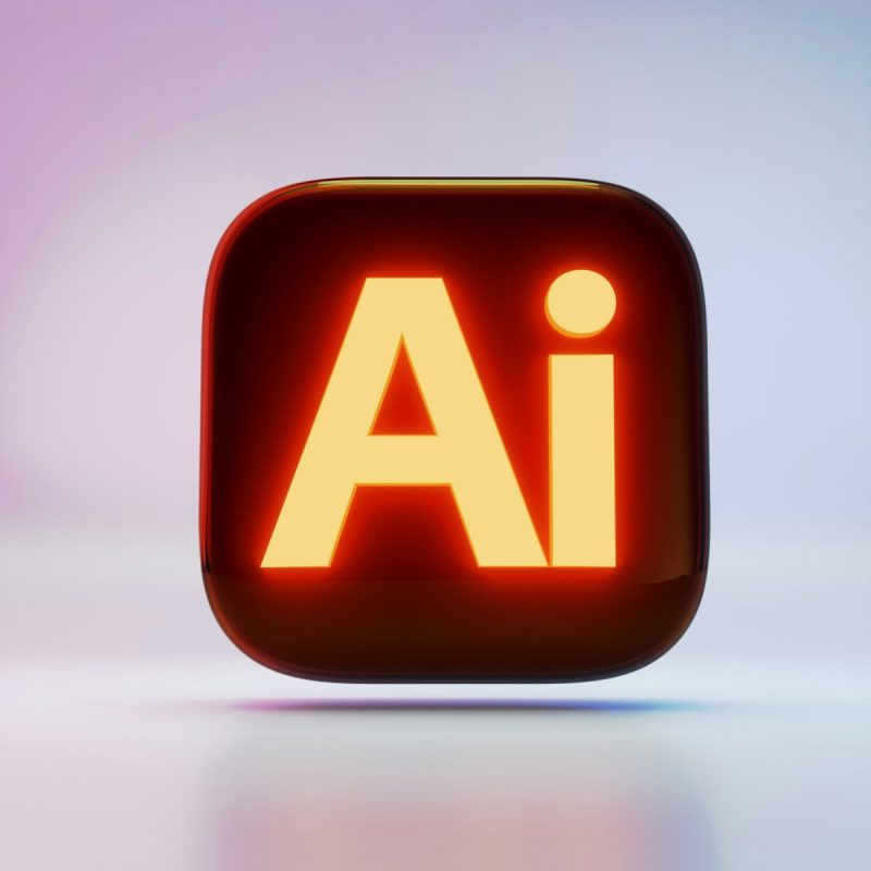 A red button with the letter a on it